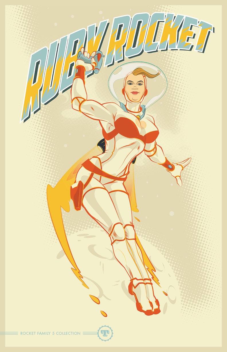 Ruby Radeon Poster Ruby Rocket Poster - Etsy