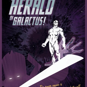 Silver Surfer Travel Poster