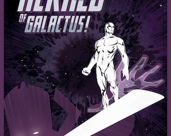Silver Surfer Travel Poster