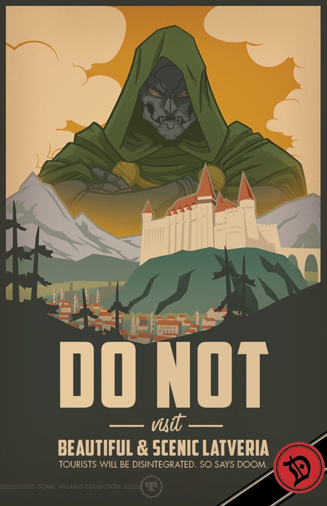 Dr. Doom PSA Poster - Etsy