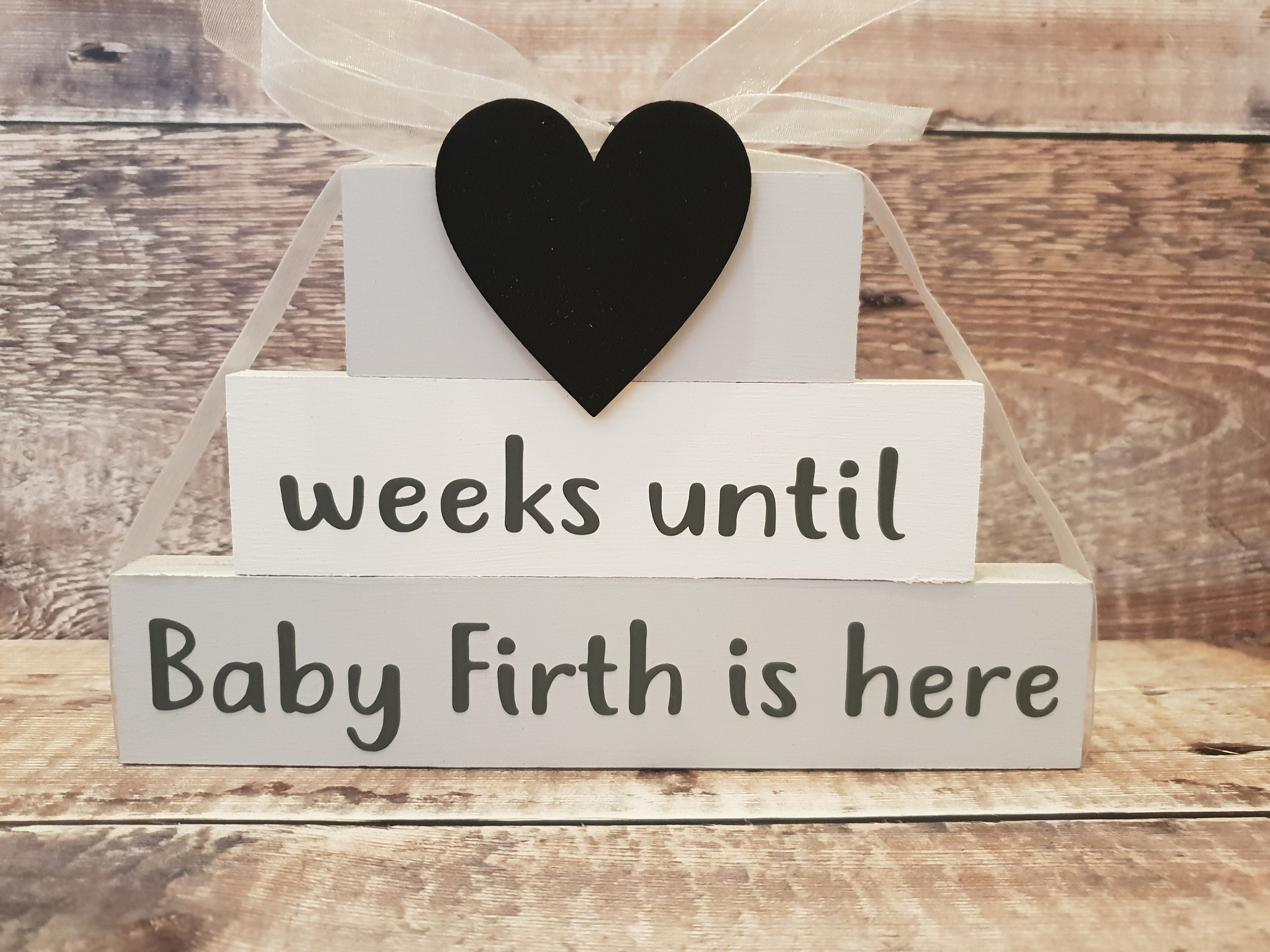 personalised baby countdown