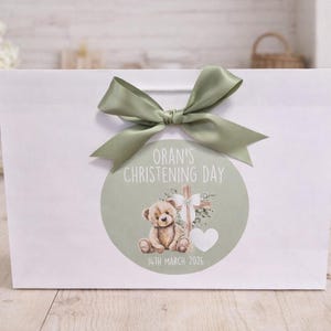 Christening Gift Bag, Personalised Gift Bag