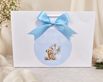Christening Gift Bag, Personalised Gift Bag