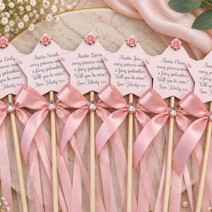 Will You Be My Godmother Gift | Godmother Proposal | Godparent Proposal Gift | Personalised Godmother Wand | Fairy Godmother Gift afbeelding 13
