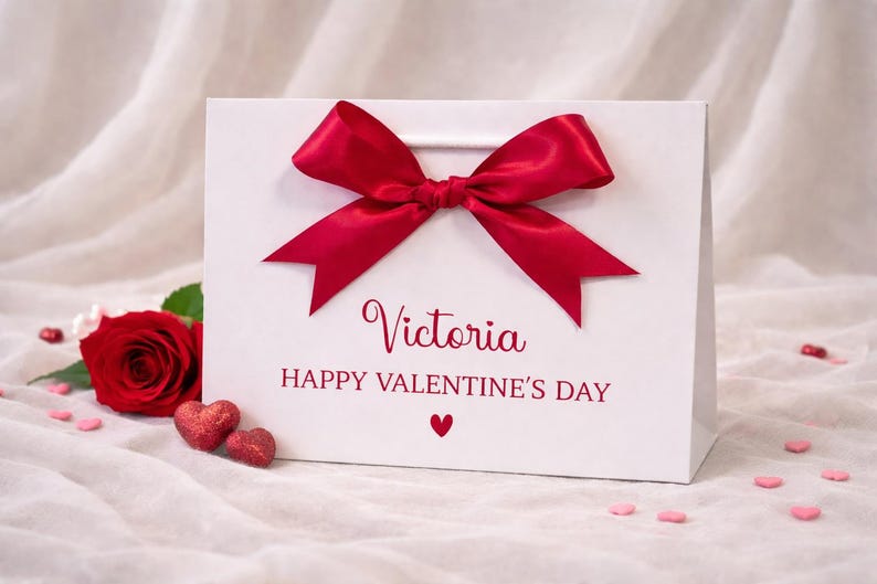 Valentines Gift Bag, Valentines Day Gift Bag image 1
