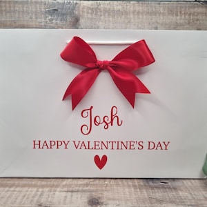 Valentines Gift Bag, Valentines Day Gift Bag image 2