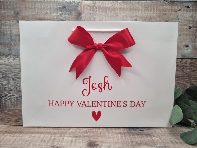 Valentines Gift Bag, Valentines Day Gift Bag image 2