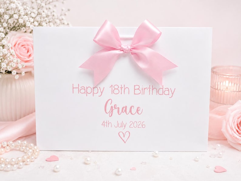 Bolsa de regalo de cumpleaños personalizada, bolsa de regalo de lujo imagen 1