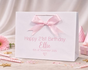 Personalised Birthday Gift Bag, Luxury Gift Bag