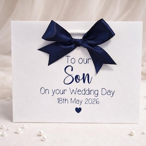 Son Gift Bag, On your Wedding day Gift Bag, to our Son