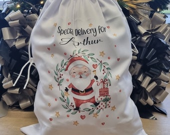 Large Personalised Christmas Sack