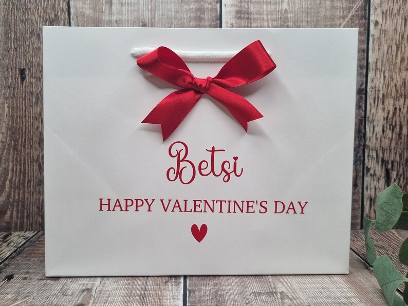 Valentines Gift Bag, Valentines Day Gift Bag image 11