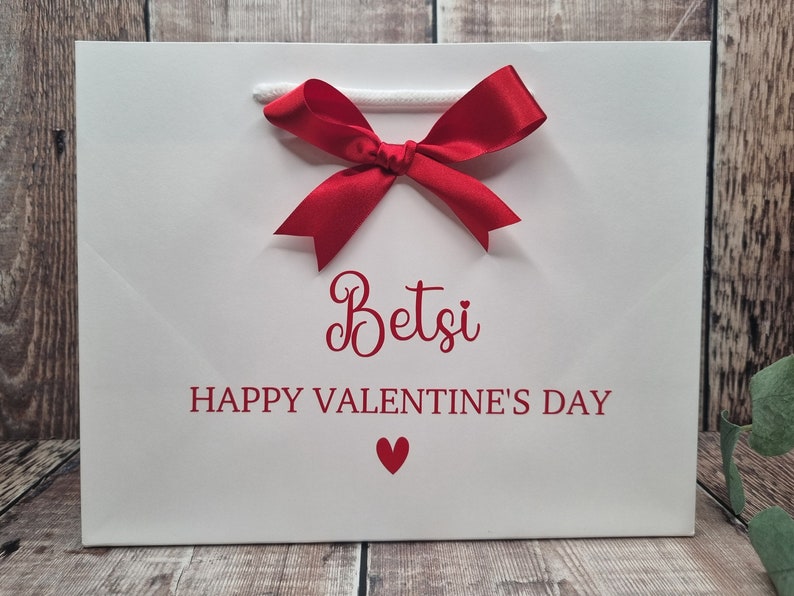 Valentines Gift Bag, Valentines Day Gift Bag image 9