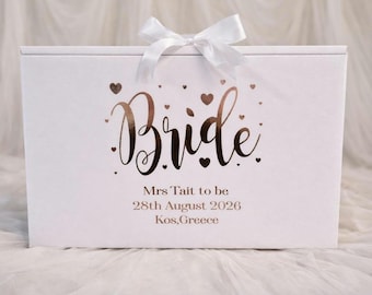 Wedding Dress Travel Box- Standard Airline Hand luggage size Personalised