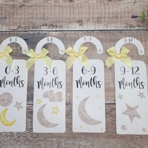 Stars and Moons Baby Clothes Dividers