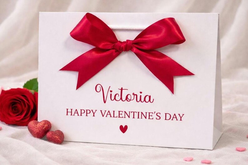 Valentines Gift Bag, Valentines Day Gift Bag image 12