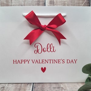 Valentines Gift Bag, Valentines Day Gift Bag image 7