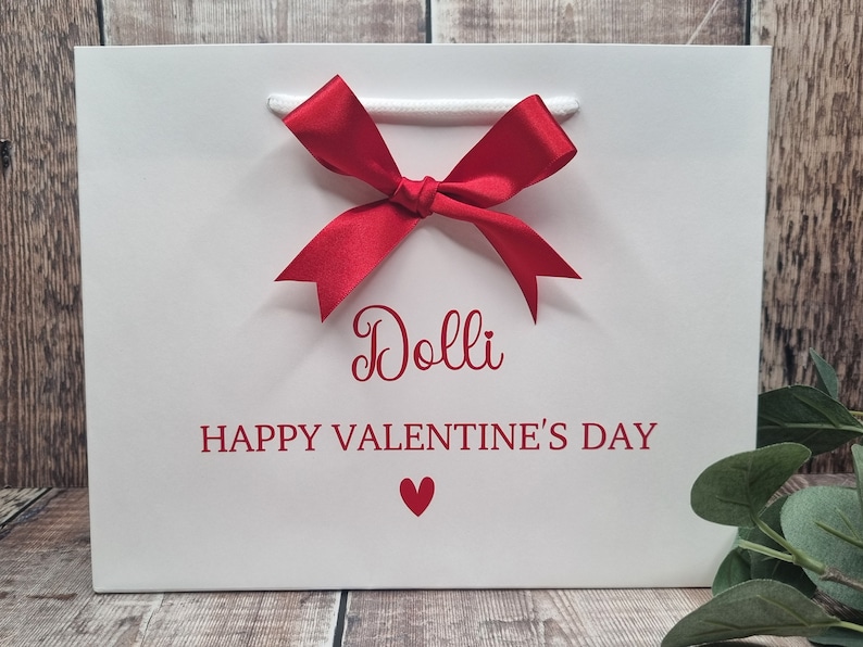 Valentines Gift Bag, Valentines Day Gift Bag image 7