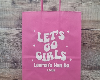 Hen Do Bags, Hen Party, Personalised Bags