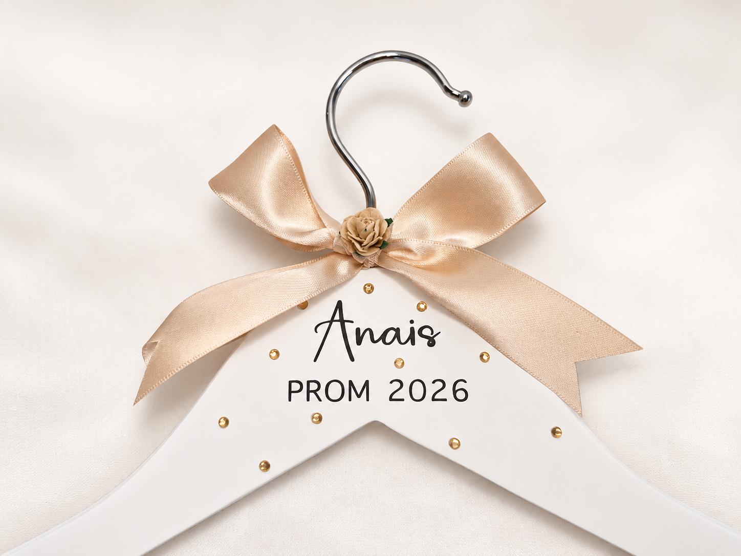 prom dress hangers Prom, coat hanger, flute and bag set. prom glass & hanger, gift for pr Handmade by Helen Co