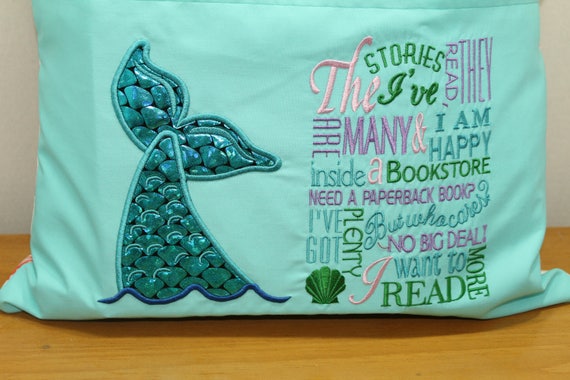 Pocket Pillow Reading Pillow Mermaid Mermaid Tail Pillow Mermaid Pillow Toy