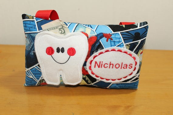 Tooth Fairy Pillow Tooth Fairy Pillow Boys Boys Tooth Etsy