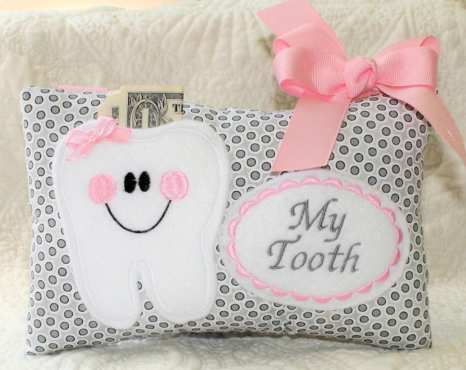 Tooth Fairy Pillow Personalized Tooth Fairy Pillow Baby Etsy