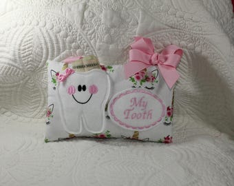 Girls tooth fairy pillow