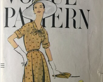 Vogue Muster, Schnittmuster, seltenen 1950er Jahre Vogue Muster, Büste 34, Größe 14, Vintage-Muster