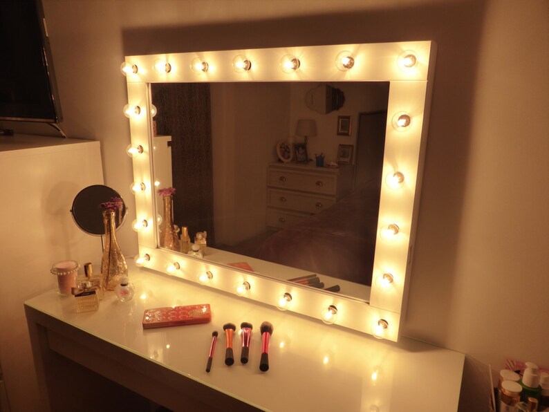 XL Hollywood Lighted Vanity Mirrormakeup Mirror With Etsy