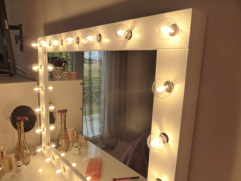 XL Hollywood Lighted Vanity Mirrormakeup Mirror With Etsy