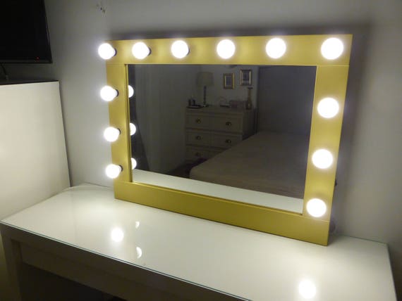 Hollywood Mirror With Lights Vanity Lighted Makeup Image 0
