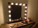 FREE SHIPPING - Vanity mirror with lights - makeup mirror- Hollywood style mirror - Dressing room mirror- miroir maquilleuse 