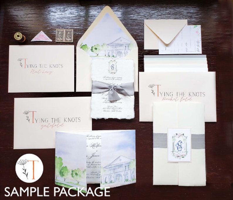 Oregon Wedding Custom Save the Dates Outdoor Wedding invitations Custom Wedding Invitations Forest Wedding Invite
