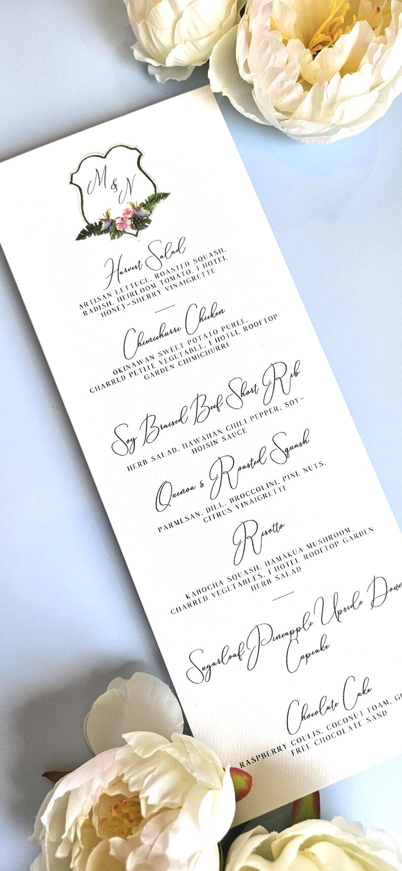 Conjunto de invitaciones de boda de Kauai, Hawái. Invitaciones de acuarela de destino personalizables, incluido el escudo de boda tropical. imagen 17