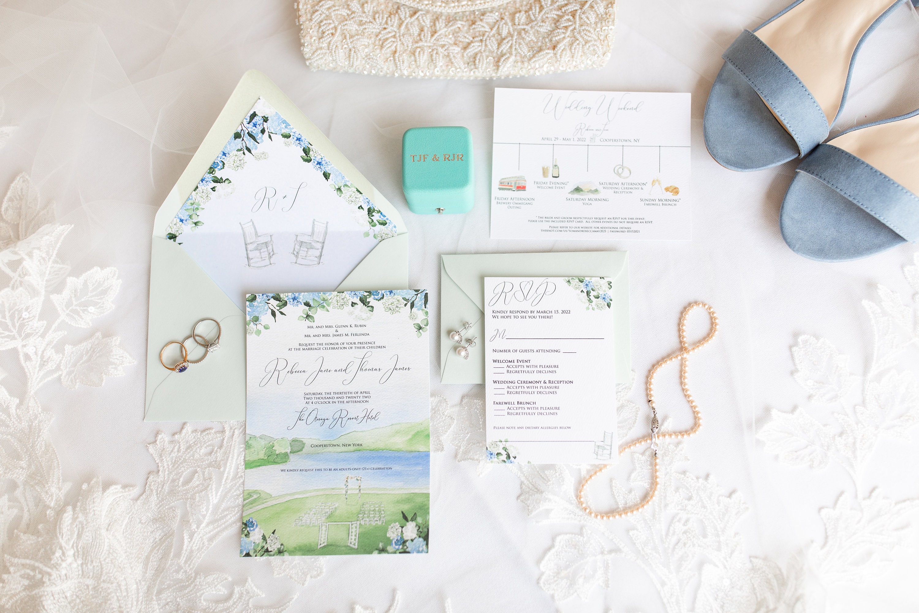 Otesaga Hotel and Resort Wedding Invitations Cooperstown NY - Etsy India