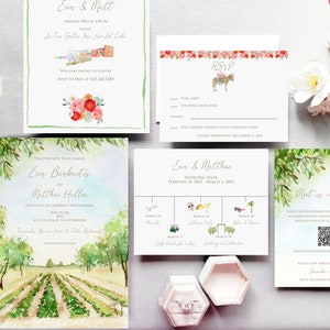 Mexico Wedding Invitations | Tamarindos Farm to Table | The Erin Collection | Custom wedding invitations | San Jose Del Cabo wedding custom