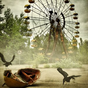 Pripyat Wheel Ghost Town Chernobyl Poster 22x33 cm image 2