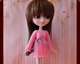 Dress for Blythe dolls with articulated body & Pullip
