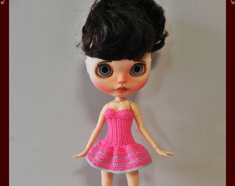 Dress for Blythe dolls with articulated body & Pullip