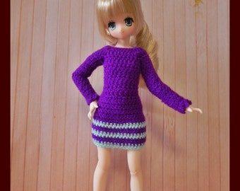 Dress for dolls Ruruko & Azone Pure neemo xs