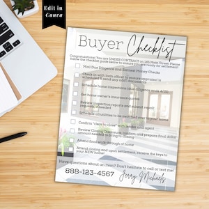 Home Buyer Checklist, Buyer Under Contract Checklist Real Estate