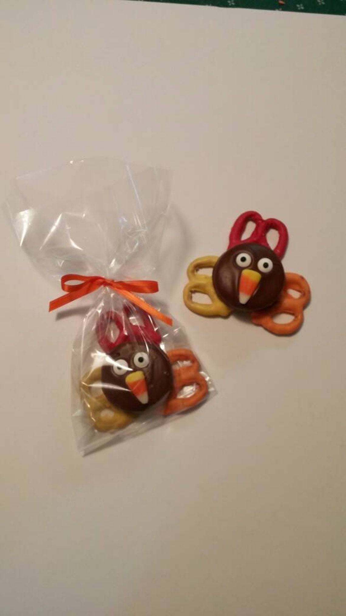 Chocolate Covered Oreo and Pretzel Turkeys for Thanksgiving Etsy