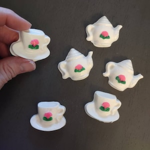 Tea Pot and Tea cup Candy cupcake toppers (24)