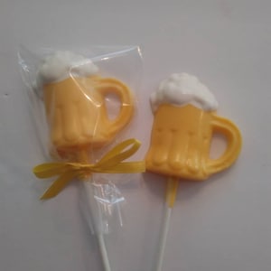 Vanilla Flavored Beer Mug lollipops(12)