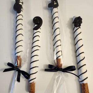 Music Note Rod Music Note Chocolate Covered Pretzel Rods (12) - Etsy