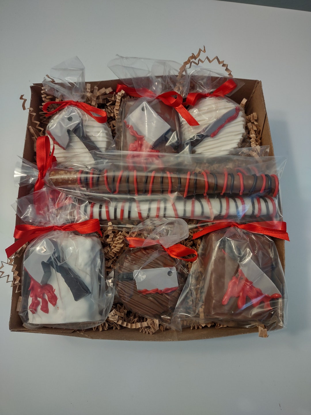 Horror Movie Holloween Bloody Ax Cleaver Knife Gift Set Etsy