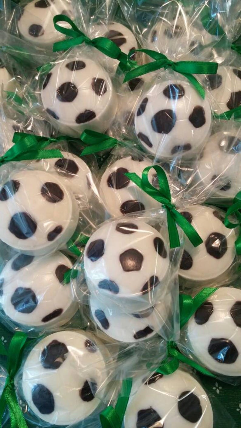 Soccer Ball Chocolate Covered Oreos12 Etsy