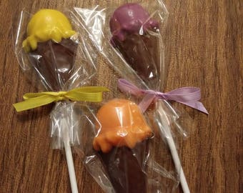 Chocolate Ice Cream Lollipops