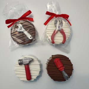 Tool Chocolate Covered Oreos(12)hammer pliers wrench screw driver dad  construction hardware plumber handyman